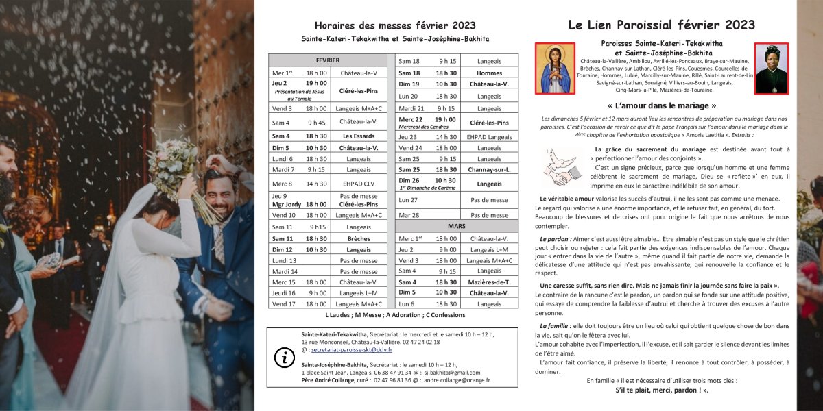 Le lien paroissial - février 2023