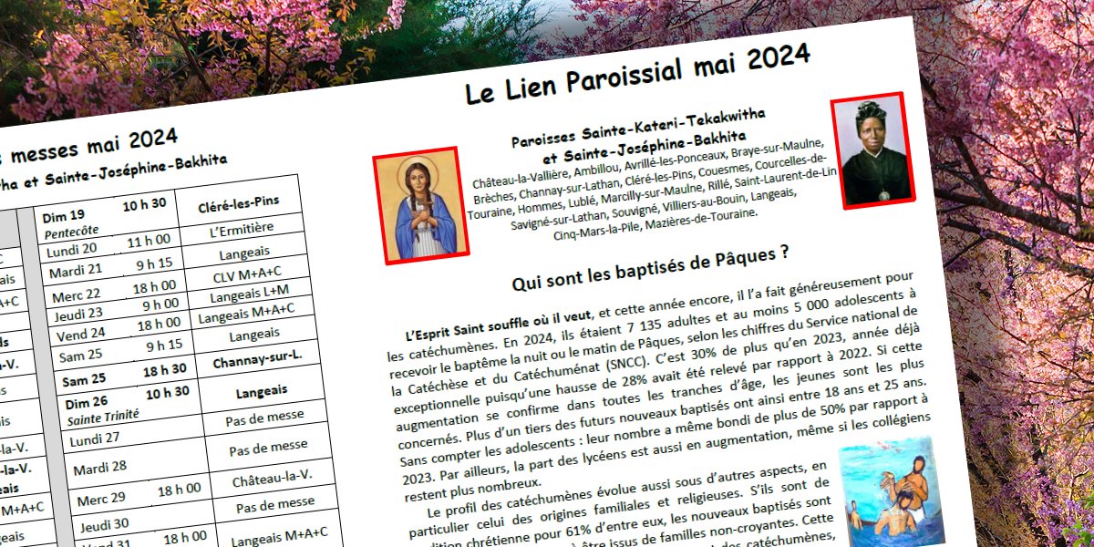 Le lien paroissial - mai 2024