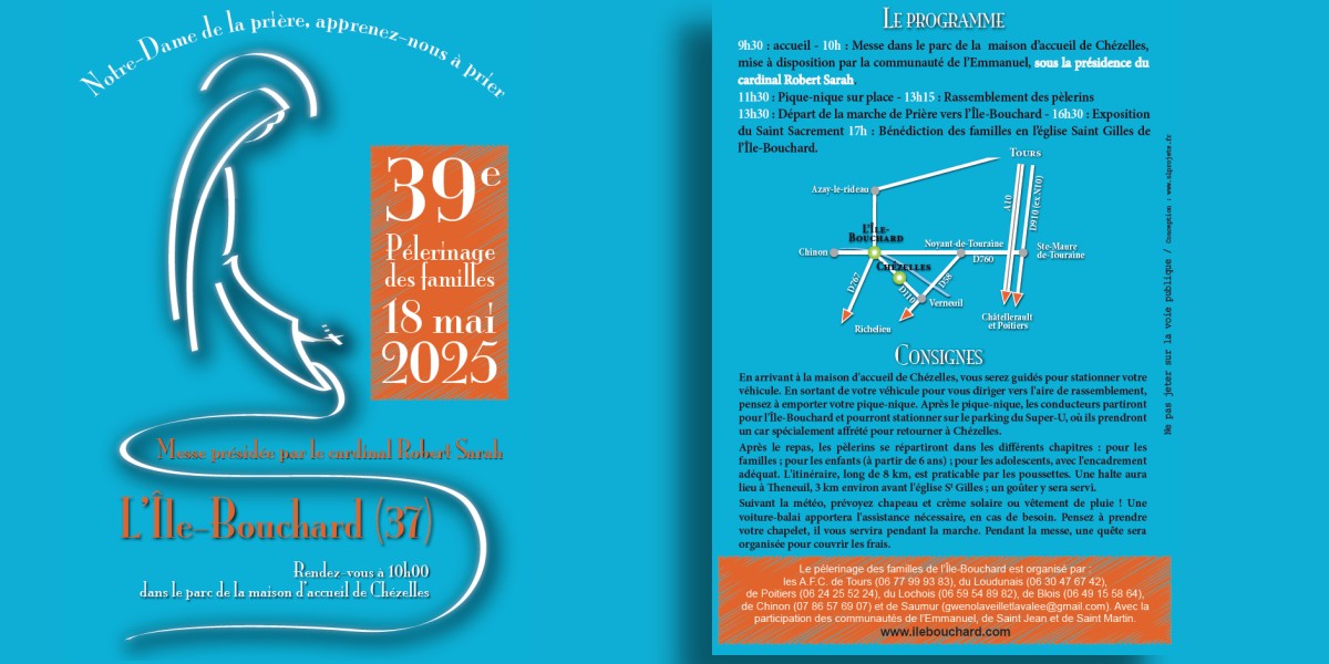 39e Pélerinage des familles - 18 mai 2025