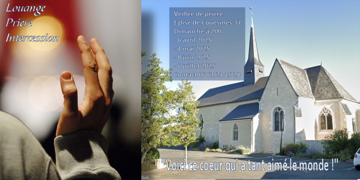 Veillée de prière - église de Couesmes 2025