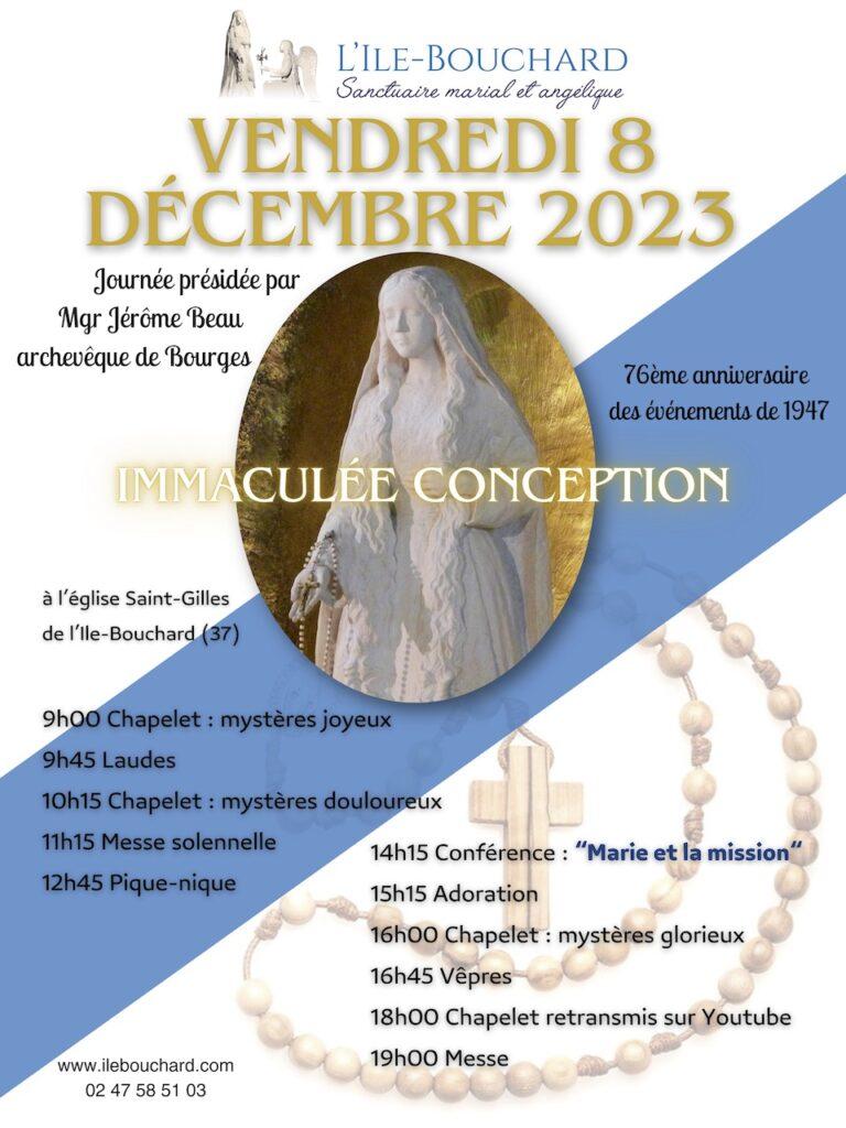 8 décembre : Fête de l’Immaculée Conception