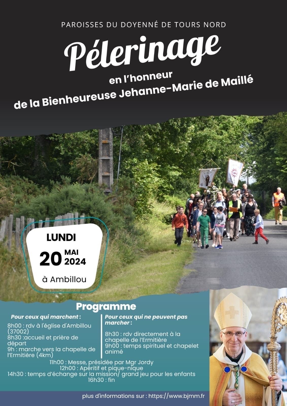 Retour en images sur le Pèlerinage en l'honneur de la Bienheureuse Jeanne-Marie de Maillé